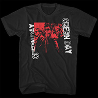 Green Day- Band Pic on a black shirt