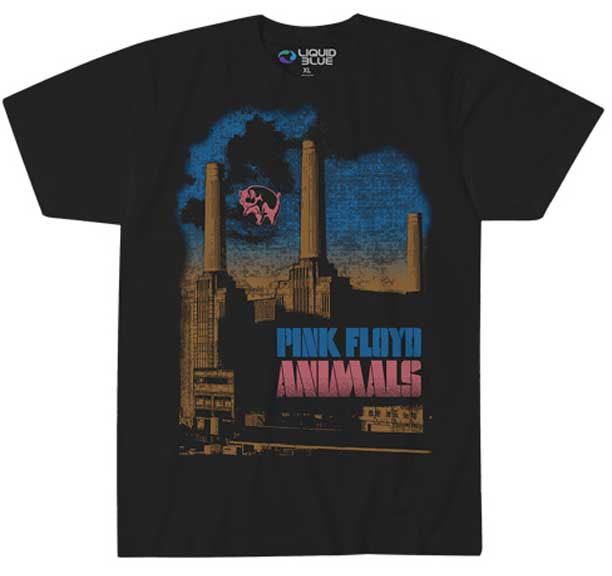 Pink Floyd- Animals on a black shirt