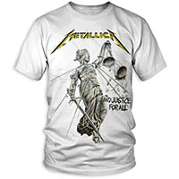 Metallica- And Justice For All on a white shirt