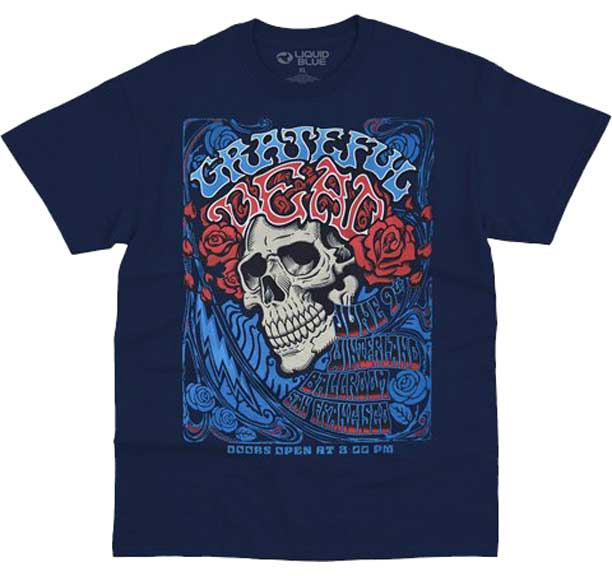 Grateful Dead- Winterland Ballroom on a black shirt