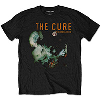 Cure- Disintegration on a black shirt