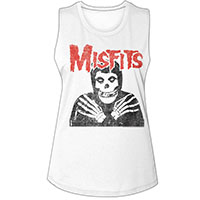 Misfits- Crossed Arm Fiend on a white girls tank shirt