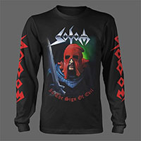 Sodom- In The Sign Of Evil on a black long sleeve shirt 