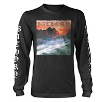 Bathory- Twilight Of The Gods on a black long sleeve shirt