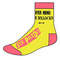 Sex Pistols- Never Mind The Bollocks Yellow/Pink Socks