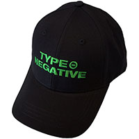 Type O Negative- Logo on a black baseball hat
