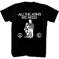 All The Arms We Need on a black shirt