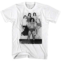 Andre The Giant- Holding 4 Women on a white shirt