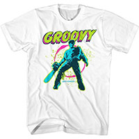 Army Of Darkness- Groovy on a white shirt