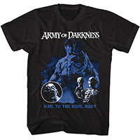 Army Of Darkness- Hail To The King, Baby on a black shirt