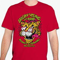 Angry Young And Poor- Leopard shirt (Various Colors)