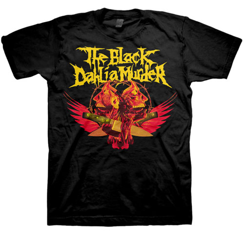 Black Dahlia Murder- Skulls & Wings on a black shirt (Sale price!)