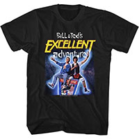 Bill & Teds Excellent Adventure- Space Pic on a black shirt