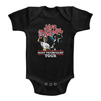 Bill & Teds Excellent Adventure- Most Triumphant Tour on a black onesie