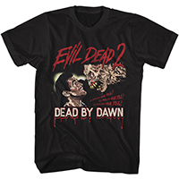 Evil Dead 2- I'll Swallow Your Soul on a black ringspun cotton shirt