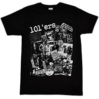 101ers- Band Collage on a black shirt