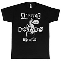 Angelic Upstarts- I'm An Upstart on a black shirt