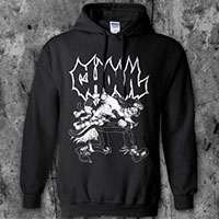 Ghoul- Mosher on a black hooded sweatshirt (Sale price!)