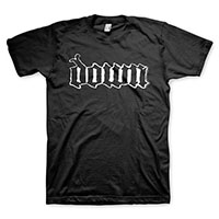 Down- Logo on a bla...