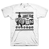 Madness- House Of Fun on a white shirt
