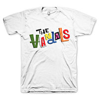 Vandals- Logo on a white shirt