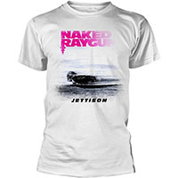 Naked Raygun- Jettison on a white shirt