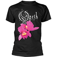 Opeth- Orchid on a black shirt