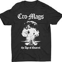 Cro Mags- Age Of Quarrel on a black shirt