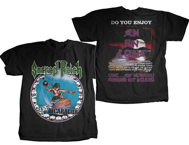 sacred reich surf nicaragua shirt