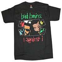 Bad Brains- I Against I on a black shirt