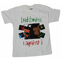 Bad Brains- I Against I on a white shirt