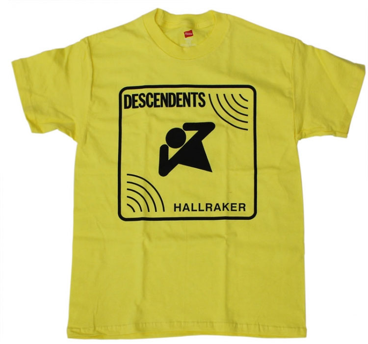 Descendents- Hallraker on yellow shirt