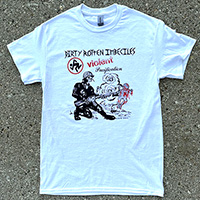 DRI- Violent Pacification on a white shirt