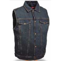 dickies denim vest