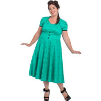 Plus Sized Martini Flare Dress by VooDoo Vixen - SALE sz 4X only