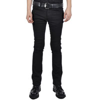Trash And Vaudeville Boot Cut Stretch Jeans in BLACK by Tripp NYC