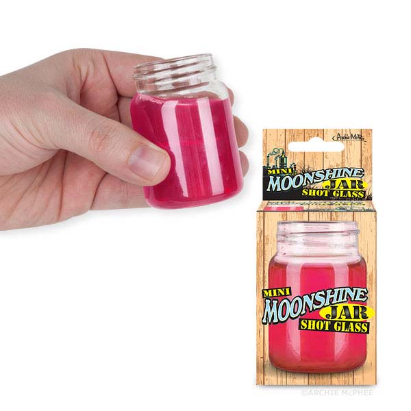Mini Moonshine Jar Shot Glass by Accoutrements - SALE