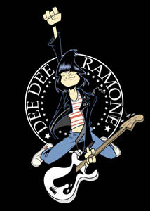 Dee Dee Ramone- Cartoon magnet