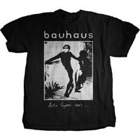 Bauhaus- Bela Lugosi's Dead on a black shirt