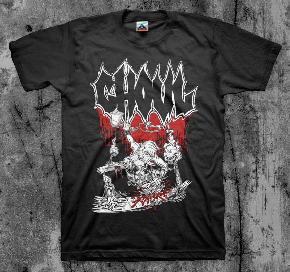 Ghoul- Pool Skate on a black shirt (Sale price!)