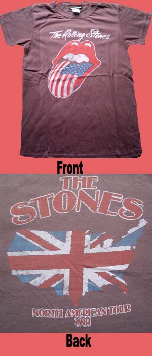 rolling stones american flag t shirt