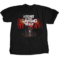 Night Of The Living Dead- Grave on a black shirt